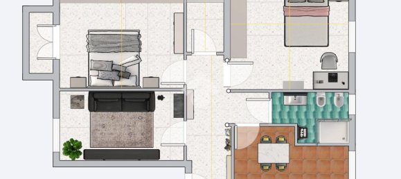 3 rooms Apartment in Latina, Italy No. 15263 18