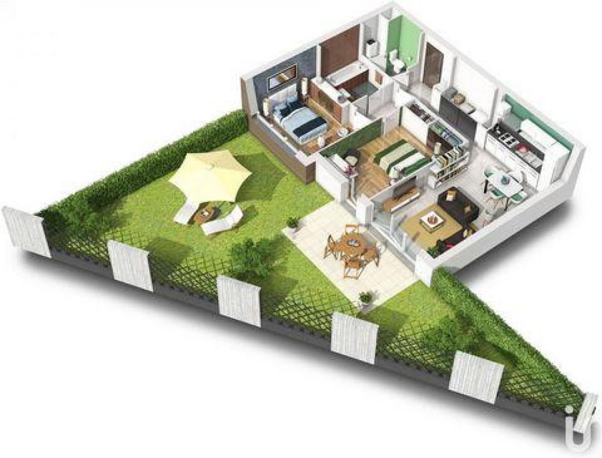 2 bedrooms Condo in Meximieux, France No. 30143