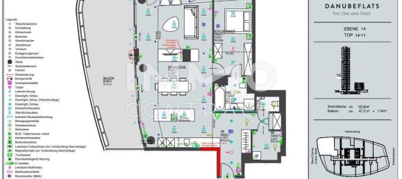 Apartamento de 2 habitaciónes en Vienna, Austria No. 142554 3