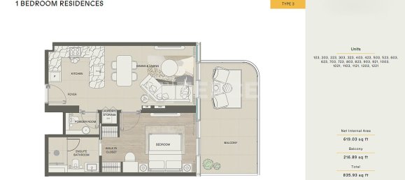 Studio for sale in Al Marjan Island, Ras Al Khaimah, UAE № 210134 28