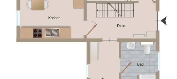 Casa de 3 divisões em Friesland, Germany N.º 294909 24