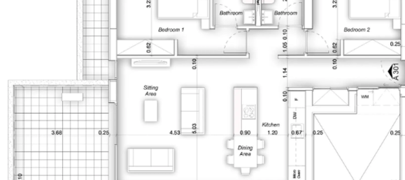 2 Schlafzimmer Wohnung in Germasogeia, Cyprus, Nr. 20195 5