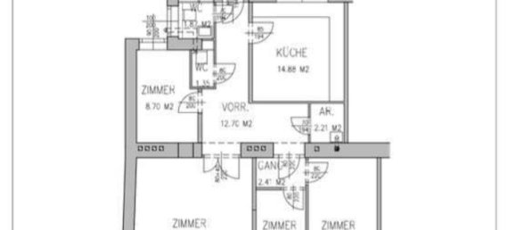 3 Schlafzimmer Wohnung in Leopoldstadt, Austria, Nr. 208325 5