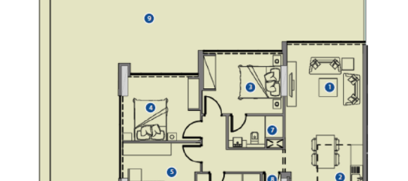 Estudio en Mohammed Bin Rashid City, UAE No. 121484 6