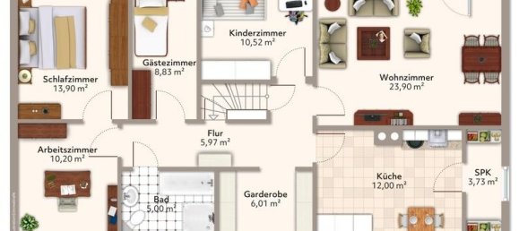 Дом с 3 спальнями в Людвигслуст-Пархим, Германия № 148350 17