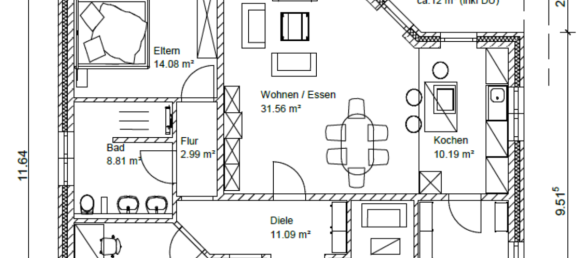 3 Schlafzimmer Bungalow in Cloppenburg, Germany, Nr. 289481 4