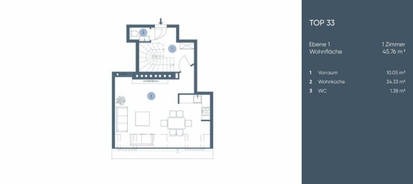 2 rooms Apartment in Margareten, Austria No. 2672 19