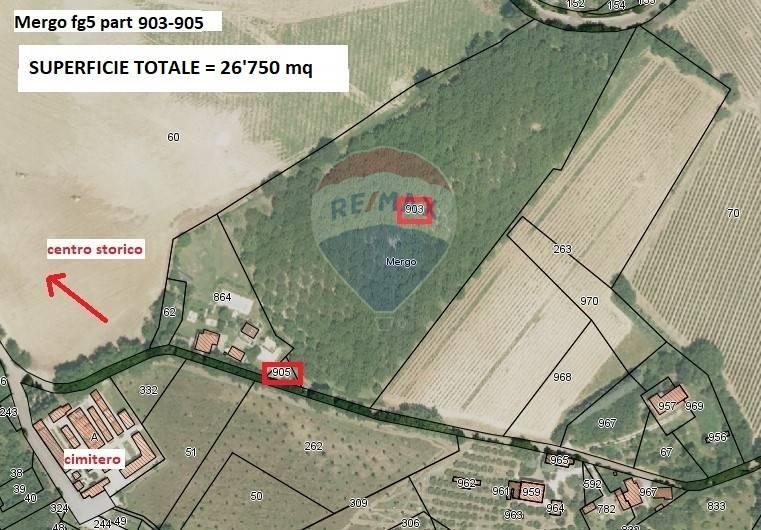 Земельный участок с 1 комнатой в Мерго, Италия № 4777