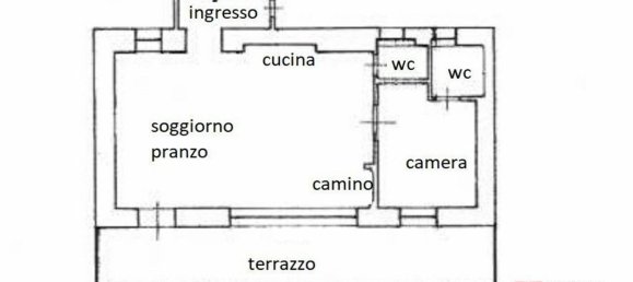 Квартира с 2 спальнями в Риети, Италия № 350494 17