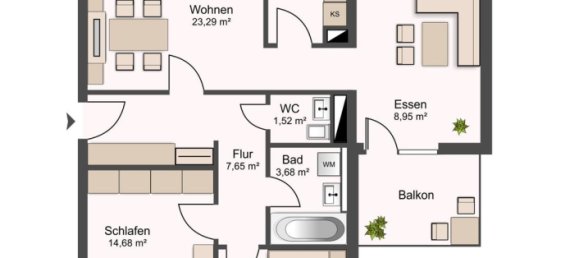 2 bedrooms Apartment in Boblingen, Germany No. 289984 8