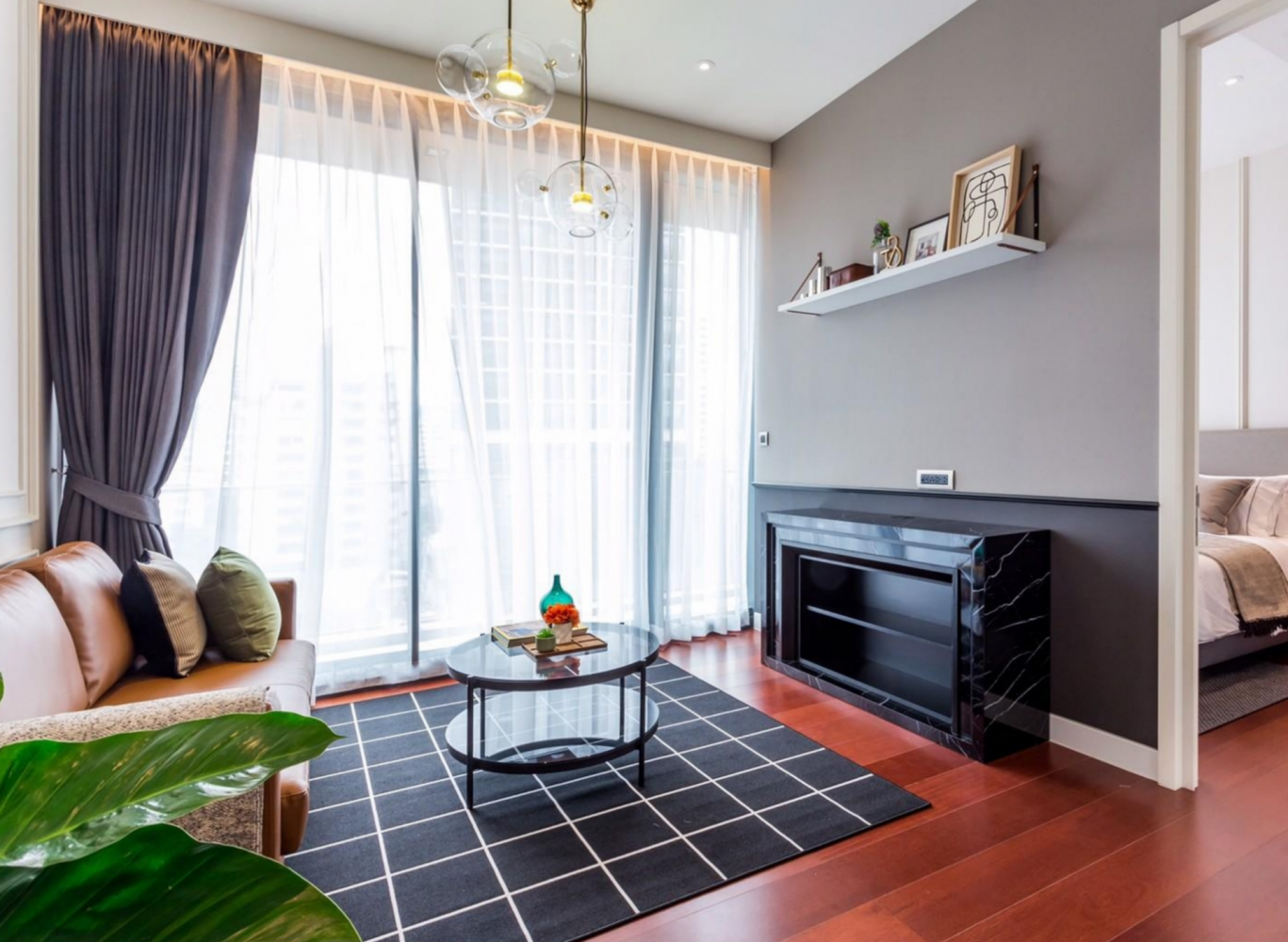 Apartamento com 1 quarto em condomínio em Watthana, Thailand N.º 4756