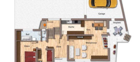 5 غرف نوم تاون هاوس في Zollernalbkreis, Germany رقم 80568 29