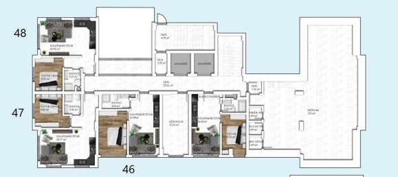 شقة 1+1 في Avsallar, Turkey رقم 30468 10