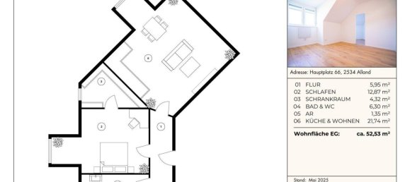 2 rooms Apartment in Alland, Austria No. 183340 15