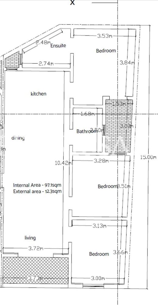 3 غرف نوم شقة في Nadur, Malta رقم 727