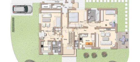 3 chambres Bungalow à Cloppenburg, Germany No. 172464 19