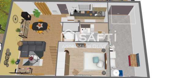 Дом с 4 спальнями в Гискар, Франция № 63615 10