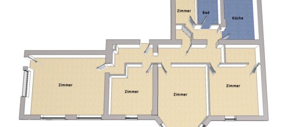 Квартира с 5 комнатами в Лихтерфельде, Германия № 60427 7