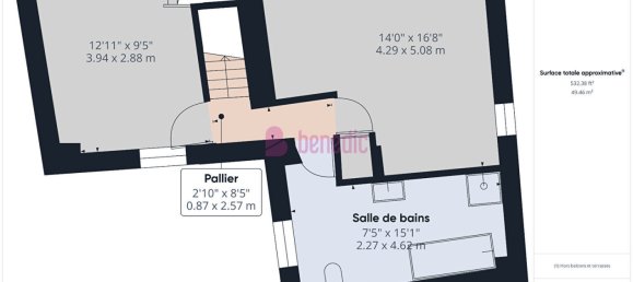 Квартира с 2 спальнями в Тьонвиль, Франция № 44575 8