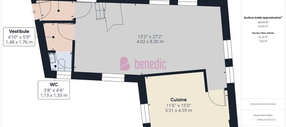 Квартира с 2 спальнями в Тьонвиль, Франция № 44575 7