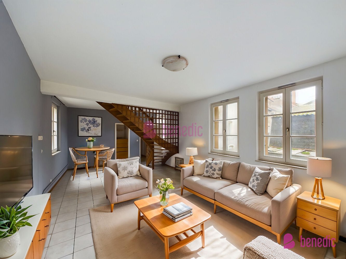 Квартира с 2 спальнями в Тьонвиль, Франция № 44575