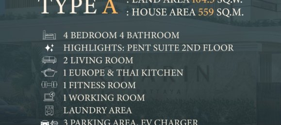 4 Schlafzimmer Haus in Pattaya, Thailand, Nr. 63272 3
