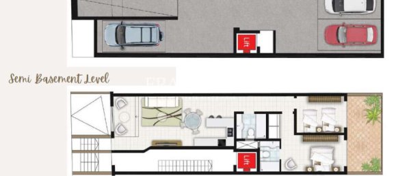 3 Schlafzimmer Wohnung in Mosta, Malta, Nr. 2035 3