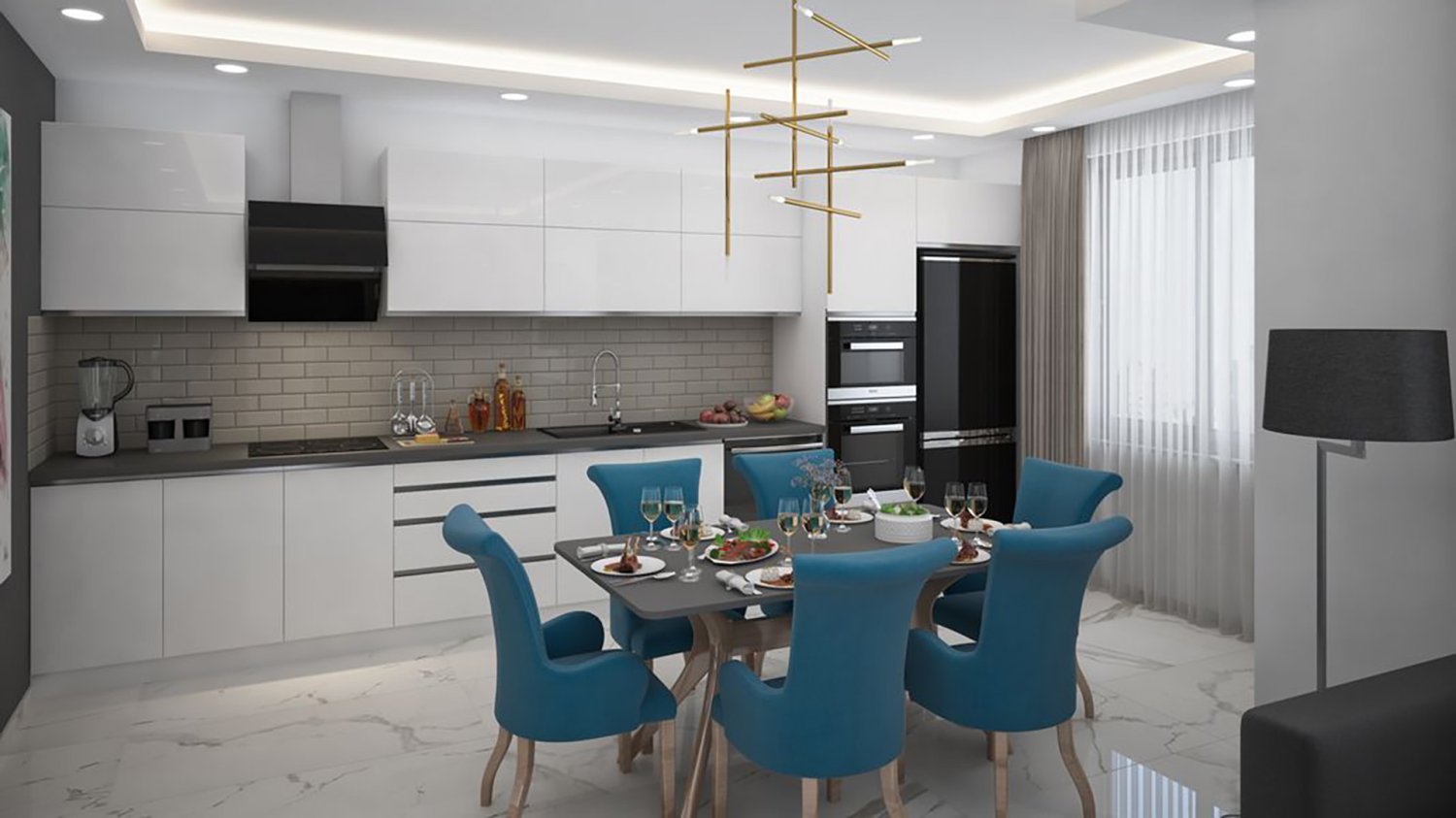 Penthouse 2+1 à NOVITA DELUXE RESIDENCE, Mahmutlar, Turkey No. 34579