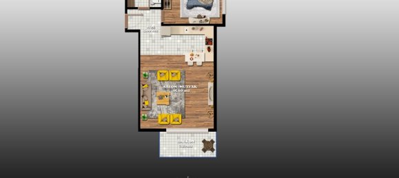 2-Zimmer Wohnung in Konakli, Turkey, Nr. 29987 17