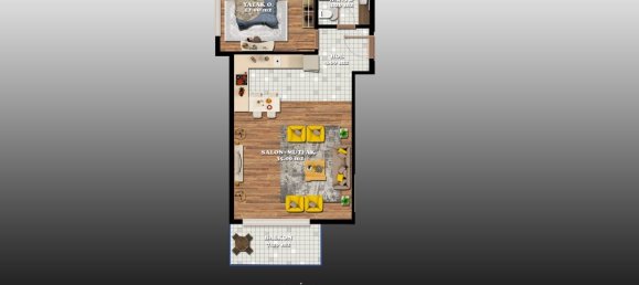 2-Zimmer Wohnung in Konakli, Turkey, Nr. 29987 15