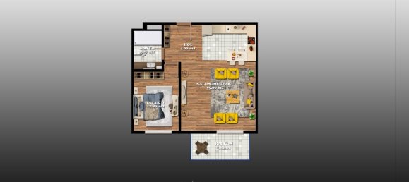 2-Zimmer Wohnung in Konakli, Turkey, Nr. 29987 16