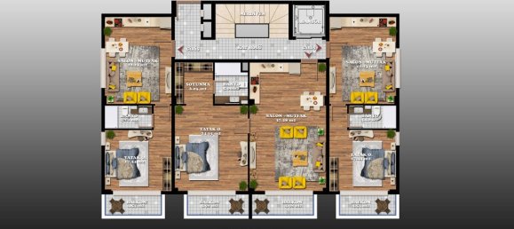 2-Zimmer Wohnung in Konakli, Turkey, Nr. 29987 14