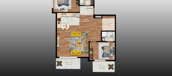 2-Zimmer Wohnung in Konakli, Turkey, Nr. 29987 20