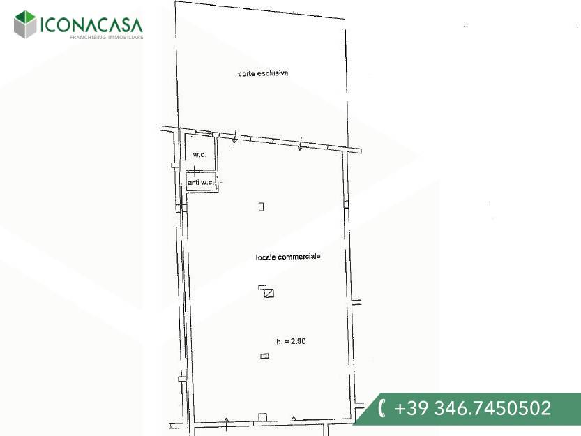 1-Zimmer Gewerbliche Immobilie in Avezzano, Italy, Nr. 22372