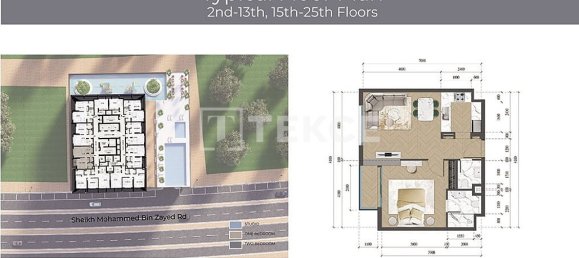 Квартира с 1 спальней в Jumeirah Village Triangle, Дубай, ОАЭ № 180705 19