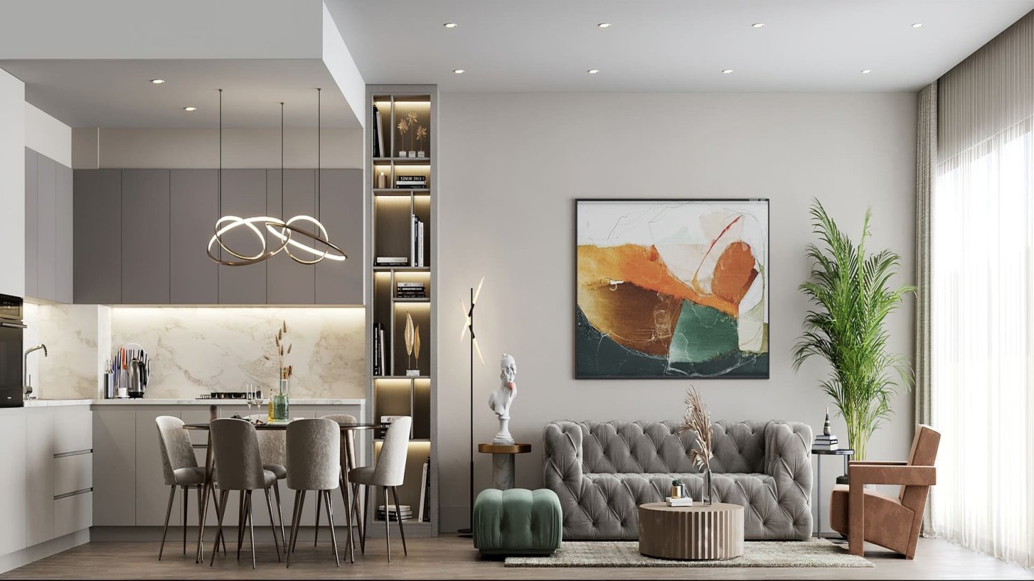 شقة 3+1 في Seba Central, Kâğıthane, Turkey رقم 37273