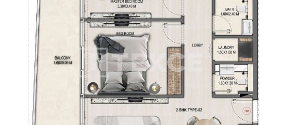 1 chambre appartement à vendre à Dubai, UAE № 203362 27