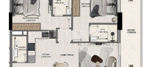 1 chambre appartement à vendre à Dubai, UAE № 203362 25
