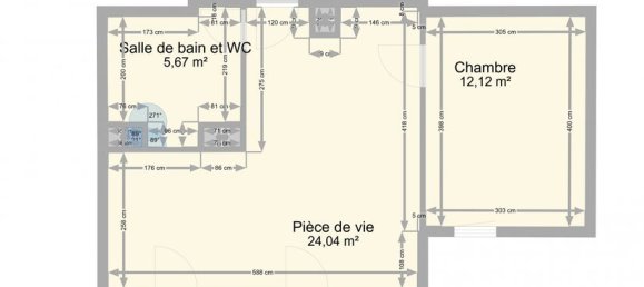 1 bedroom Apartment in Nancy, France No. 90373 22