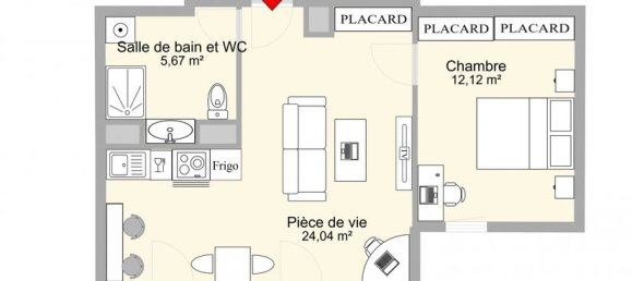 1 bedroom Apartment in Nancy, France No. 90373 3