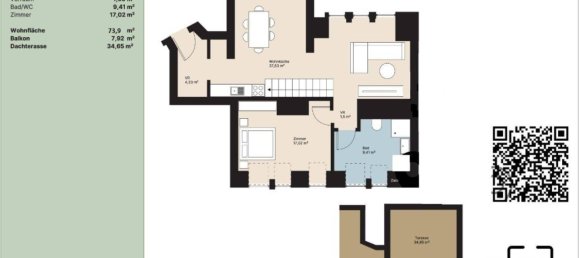 2 rooms Apartment in Leopoldstadt, Austria No. 9390 25