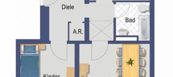 3 rooms Apartment in Dusseldorf, Germany No. 114718 2