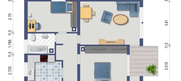 Apartamento de 2 dormitorios en Lorrach, Germany No. 307240 9