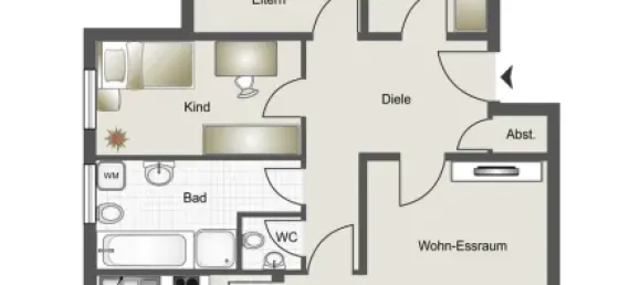 3 غرف نوم شقة في Waldshut, Germany رقم 303697 19