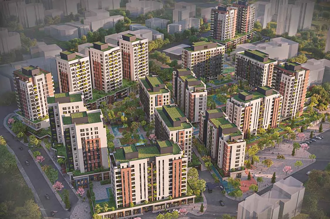 Квартира с 4 комнатами в Стамбул, Турция № 47879