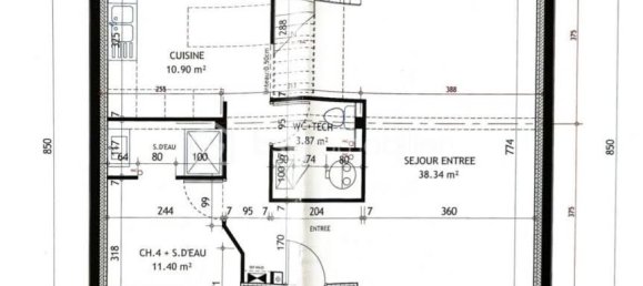 Casa de 4 dormitorios en Semblancay, France No. 231478 9