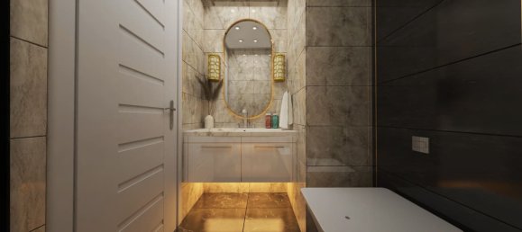 Квартира 1+1 в Moonlight Star Residence, Авсаллар, Турция № 38461 3