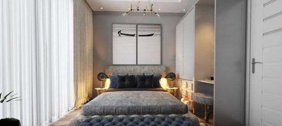 Квартира 1+1 в Moonlight Star Residence, Авсаллар, Турция № 38461 4