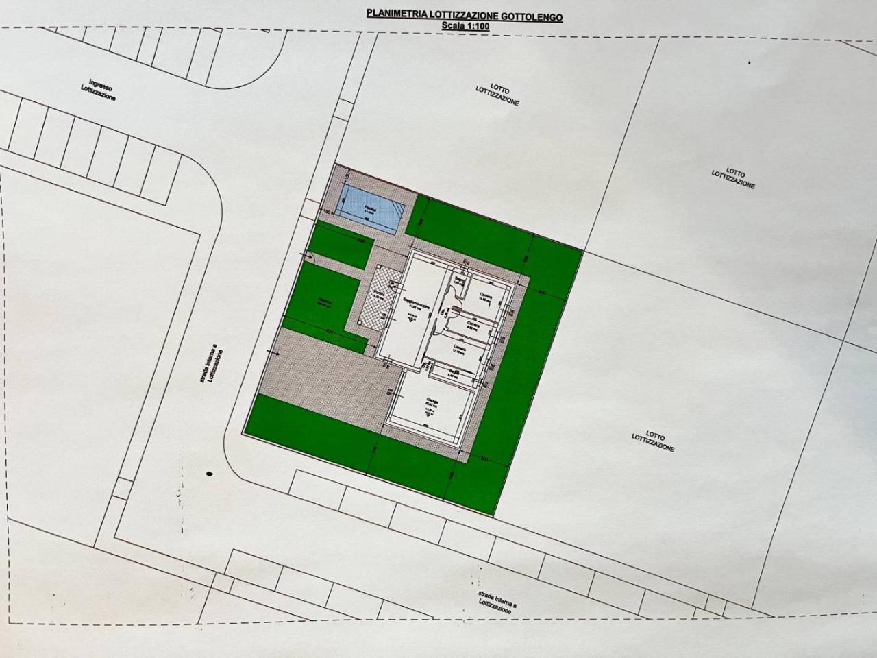  قطعة أرض في Gottolengo, Italy 720متر مربع رقم 40083