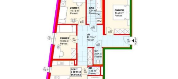 Apartamento de 4 habitaciónes en Krems an der Donau, Austria No. 133353 14